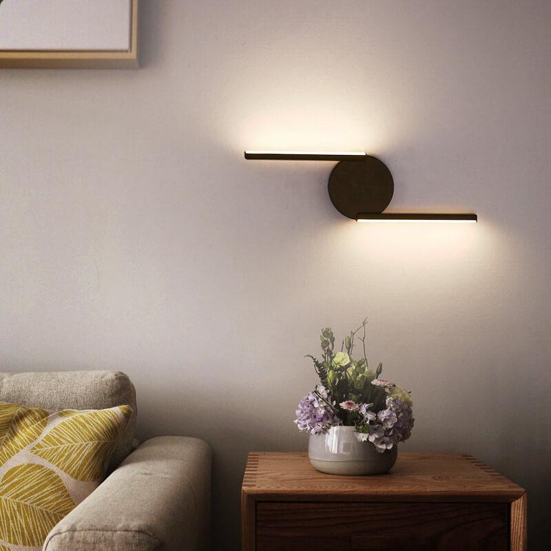 LumiLine - Modern Aluminium LED Wall Lamp with Minimalist Curves
