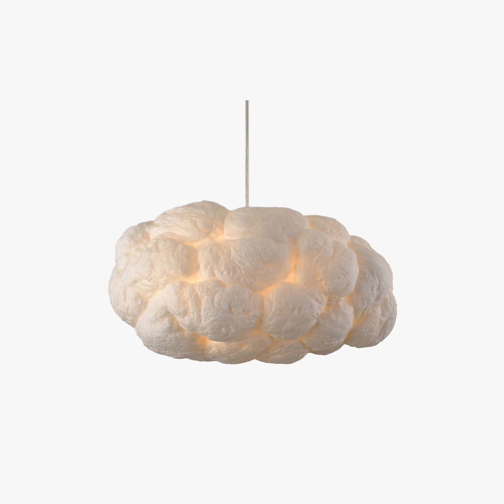 TranquilAura - LED Pendant Light in Cloud Shape for a Soothing Interior