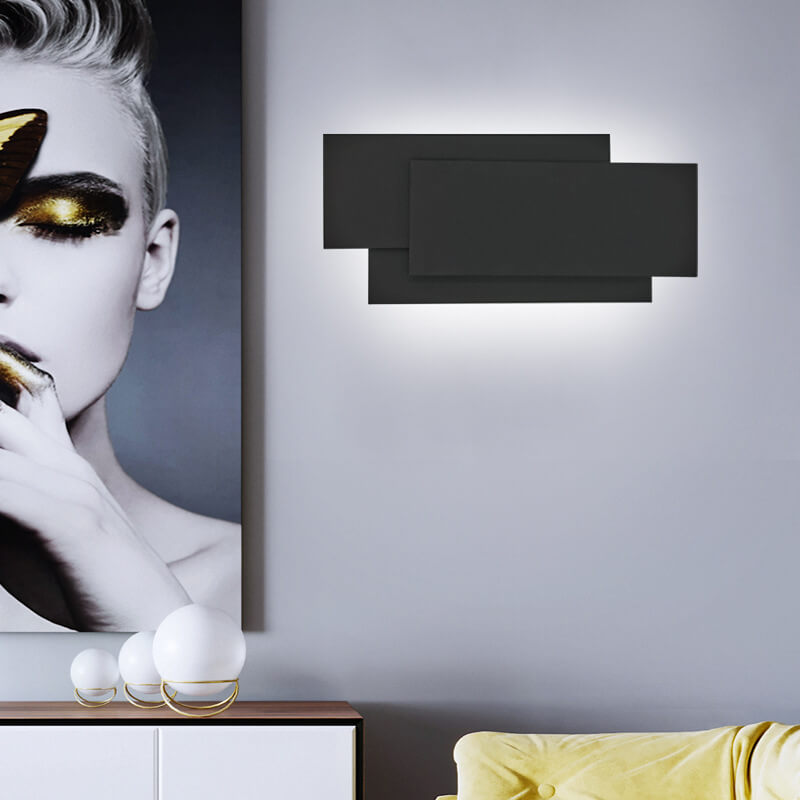 LumiNova - Minimalist Square Stacked Aluminium LED Wall Light