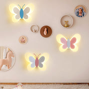 LuminoArt - Creative Butterfly LED Wall Lamp with 1 Light in Acrylic