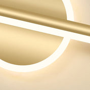 Leigh Modern Round/Square LED Wall Light Black/Gold Metal/Silicone Living/Sleeping/Bathroom