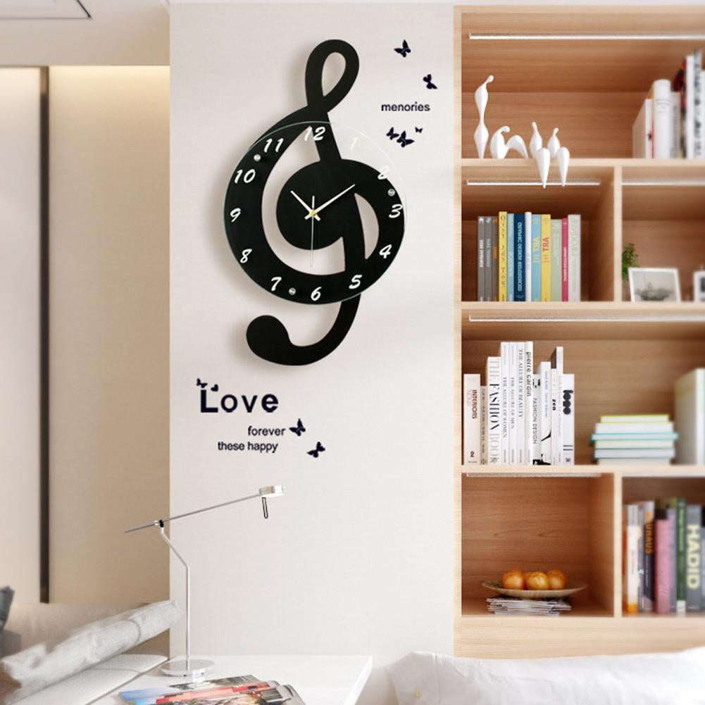 HarmonyTime - Musical G-Clef Wall Clock