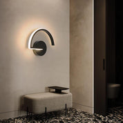 LumiLine - Modern Aluminium LED Wall Lamp with Minimalist Curves