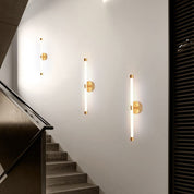 Lumiglo - Modern minimalist tubular LED wall lamp made of acrylic