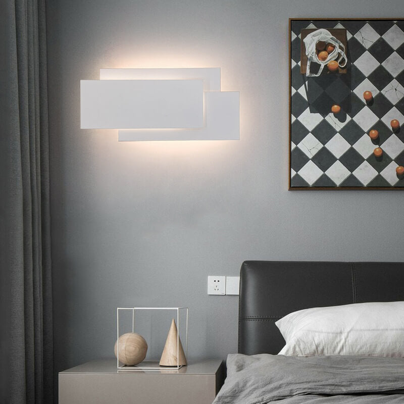 LumiNova - Minimalist Square Stacked Aluminium LED Wall Light