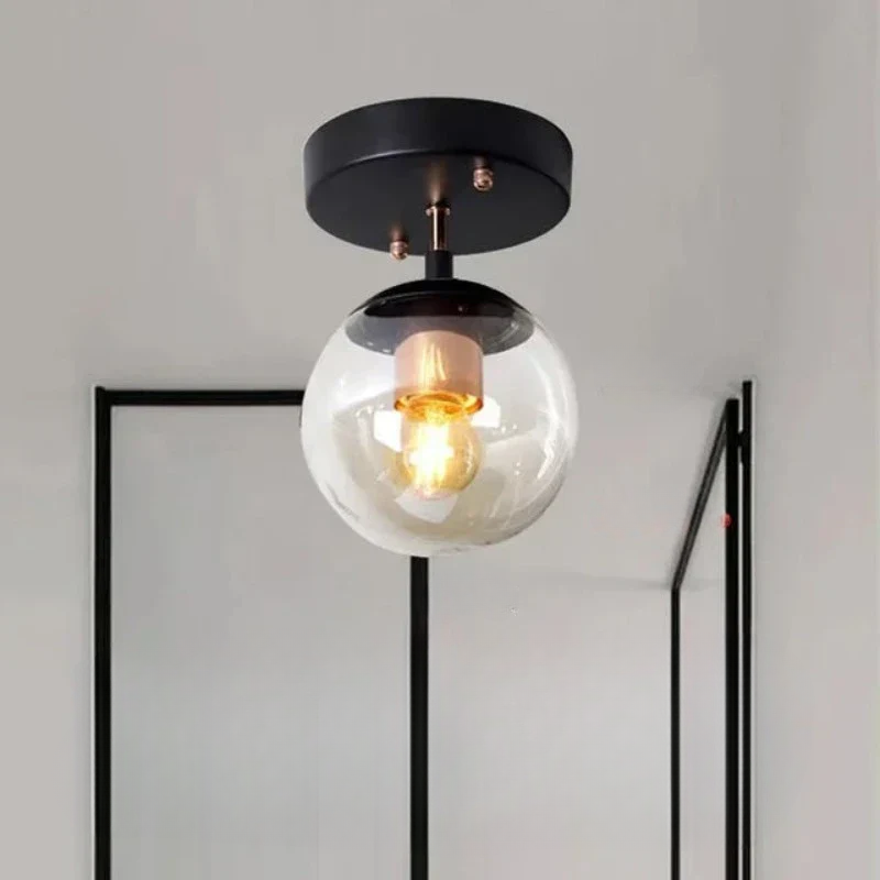 LuminousSphere - Modern Glass Ceiling Light
