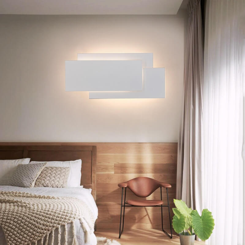 LumiNova - Minimalist Square Stacked Aluminium LED Wall Light