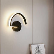 LumiLine - Modern Aluminium LED Wall Lamp with Minimalist Curves