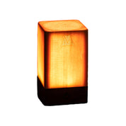 GlowWood - Table Lamp with Built-in Battery and Touch Control LED Lighting for Bedroom and Desk
