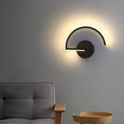 LumiLine - Modern Aluminium LED Wall Lamp with Minimalist Curves