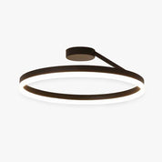 ArishaGlow - Elegant LED Ceiling Light in Gold and Metal