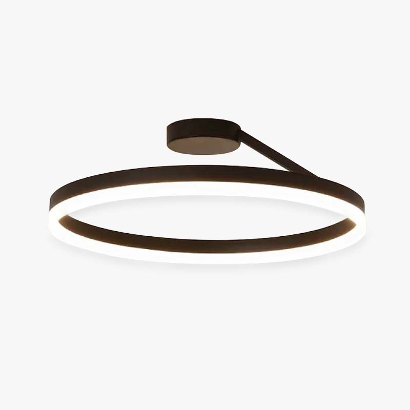 ArishaGlow - Elegant LED Ceiling Light in Gold and Metal