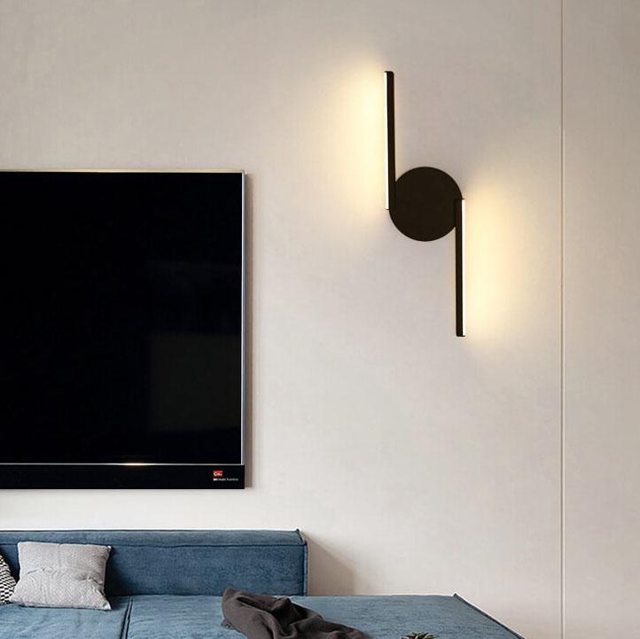 LumiLine - Modern Aluminium LED Wall Lamp with Minimalist Curves
