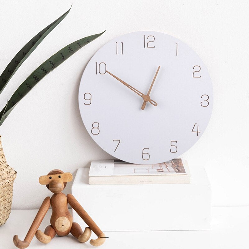 Modern 3D Wooden Wall Clock