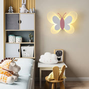 LuminoArt - Creative Butterfly LED Wall Lamp with 1 Light in Acrylic