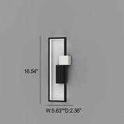 LumiSil - Minimalist Creative Square Frame Iron Silicone LED Wall Lamp