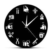 DentaDesign - Stylish Dental Design Wall Clock