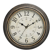 Vintage Wood-Look Wall Clock