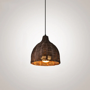 Rattan and Bamboo Pendant Light for the Kitchen