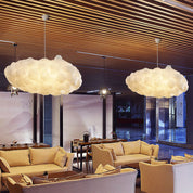 TranquilAura - LED Pendant Light in Cloud Shape for a Soothing Interior