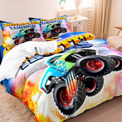 KidsGlow - Kids Duvet Cover Set Monster Truck