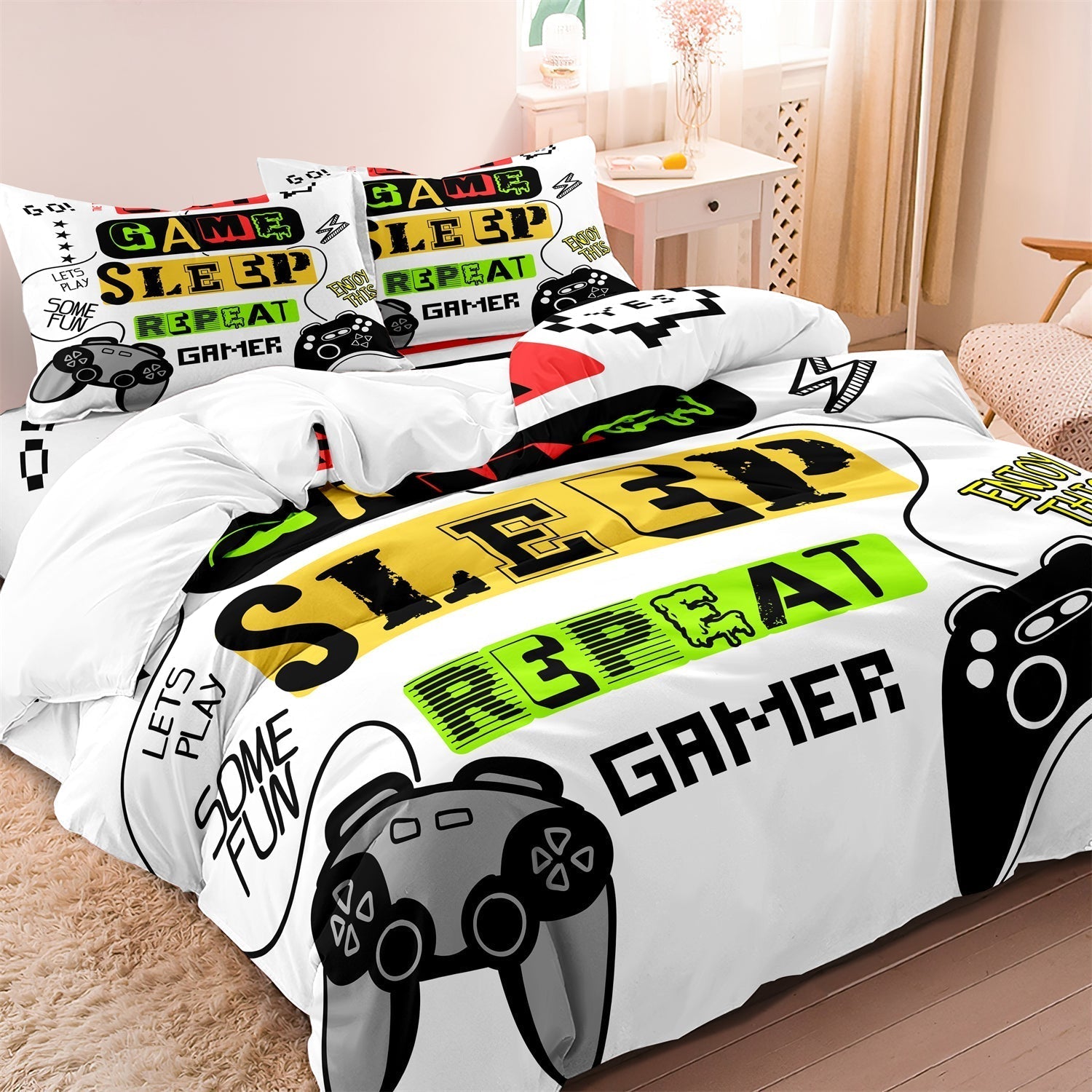 GamerGlow - Children's Duvet Cover Bedding Set