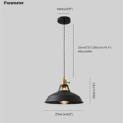 Morandi Modern LED Pendant Light in Metal for Colourful Living