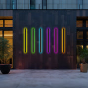Edge Modern Design LED Wall Lamps Black Metal for Garden and Hall