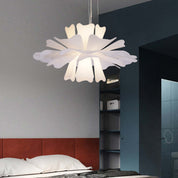 Petalia - Elegant White Pendant Light in Metal