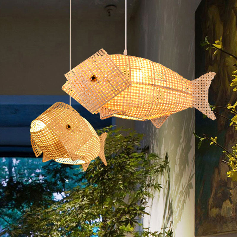 WoodenWave – Pendant Lamp Made from Asian Wood
