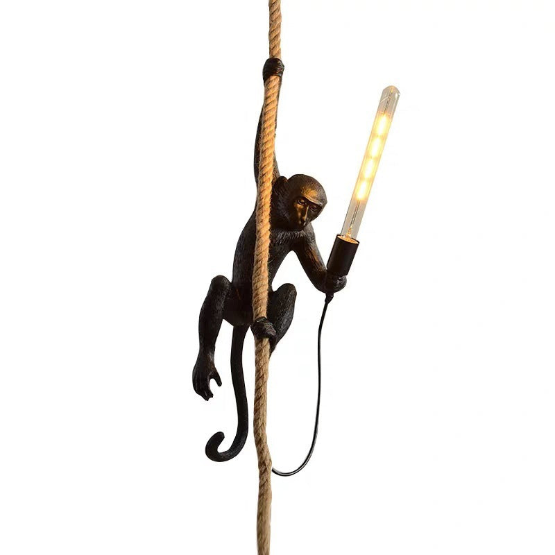 Jouette Ceiling Lamp - Simple Pendant Light with Hemp Rope