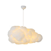 White Pendant Light with 2 Lampshades
