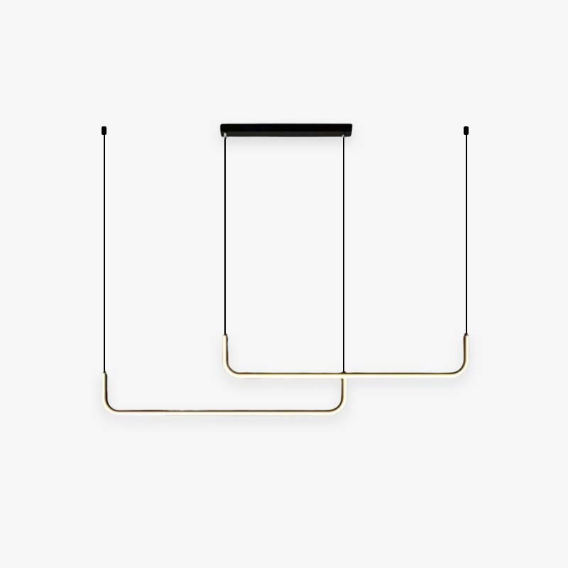 Edge - Modern LED Pendant Light in Metal and Silicone