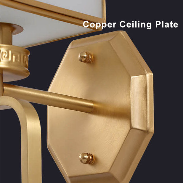 CubeLuxe - Modern cube-shaped 1-light wall lamp with Chinese elements and rugged design