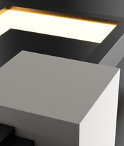 LumiSil - Minimalist Creative Square Frame Iron Silicone LED Wall Lamp