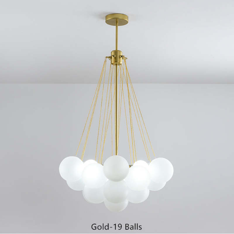 Glamora - Designer Pendant Light in Metal and Glass