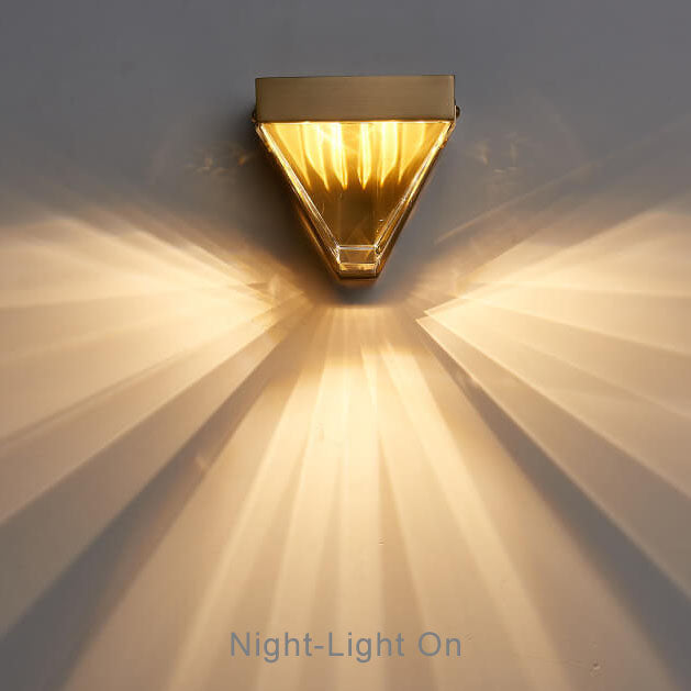 Lumino - Modern LED wall lamp with geometric pattern