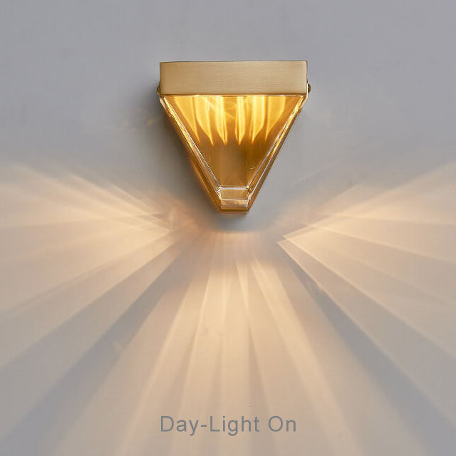 Lumino - Modern LED wall lamp with geometric pattern
