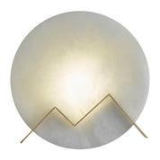 MarbleGlow - Circular Marble LED Wall Lamp with 1 Light