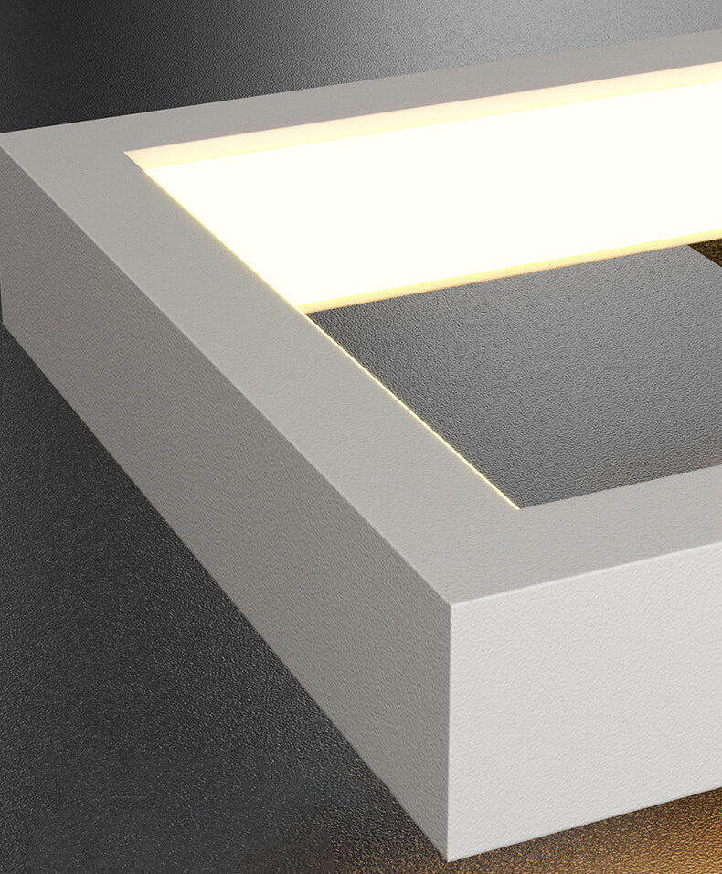 LumiSil - Minimalist Creative Square Frame Iron Silicone LED Wall Lamp