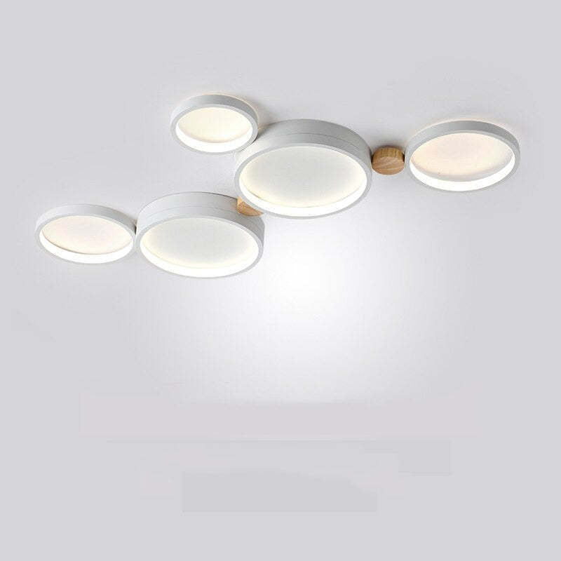 ChicLumineux - Ceiling Light in White and Grey Metal