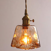 Oval Ceiling Lamp with Crystal Prisms