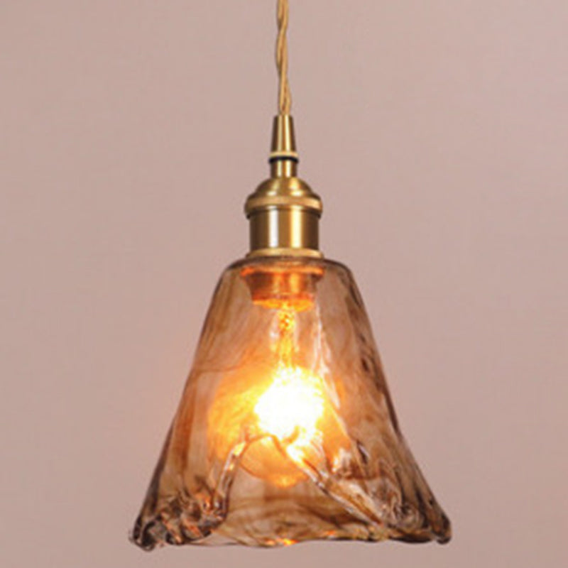 Oval Ceiling Lamp with Crystal Prisms
