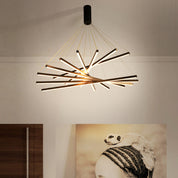 Black LED Pendant Light - Minimalist Style in Metal
