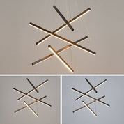 Black LED Pendant Light - Minimalist Style in Metal