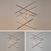 Black LED Pendant Light - Minimalist Style in Metal