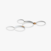 ChicLumineux - Ceiling Light in White and Grey Metal