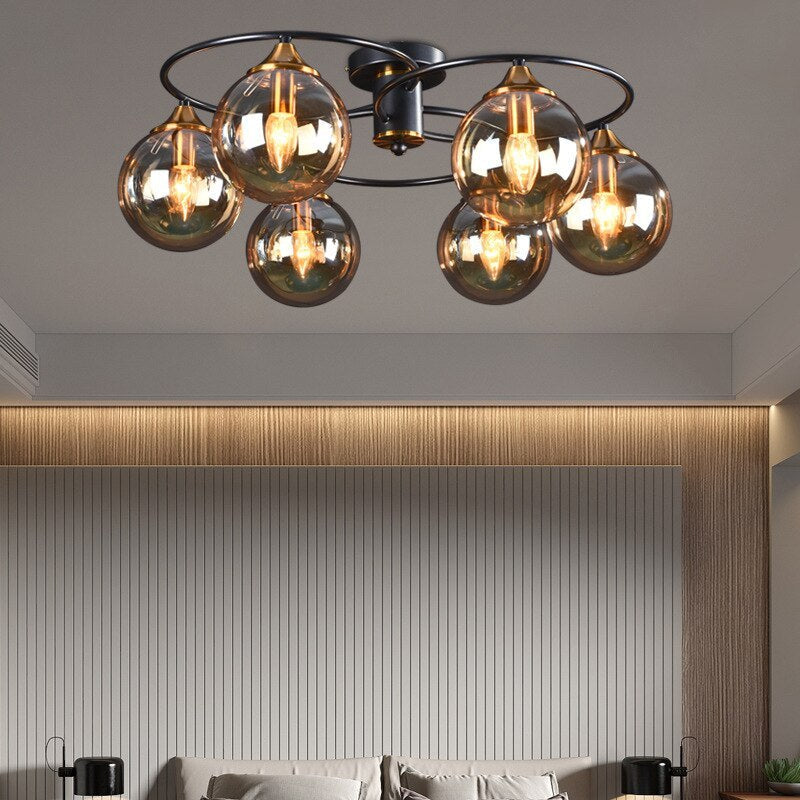 Valentina Vintage Round LED Ceiling Lamp