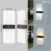 AuroraSolar - Solar LED Outdoor Wall Lamp