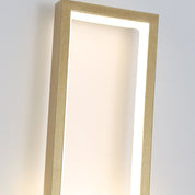LumiDazzle - Luxe gold LED wall lamp with minimalist design
